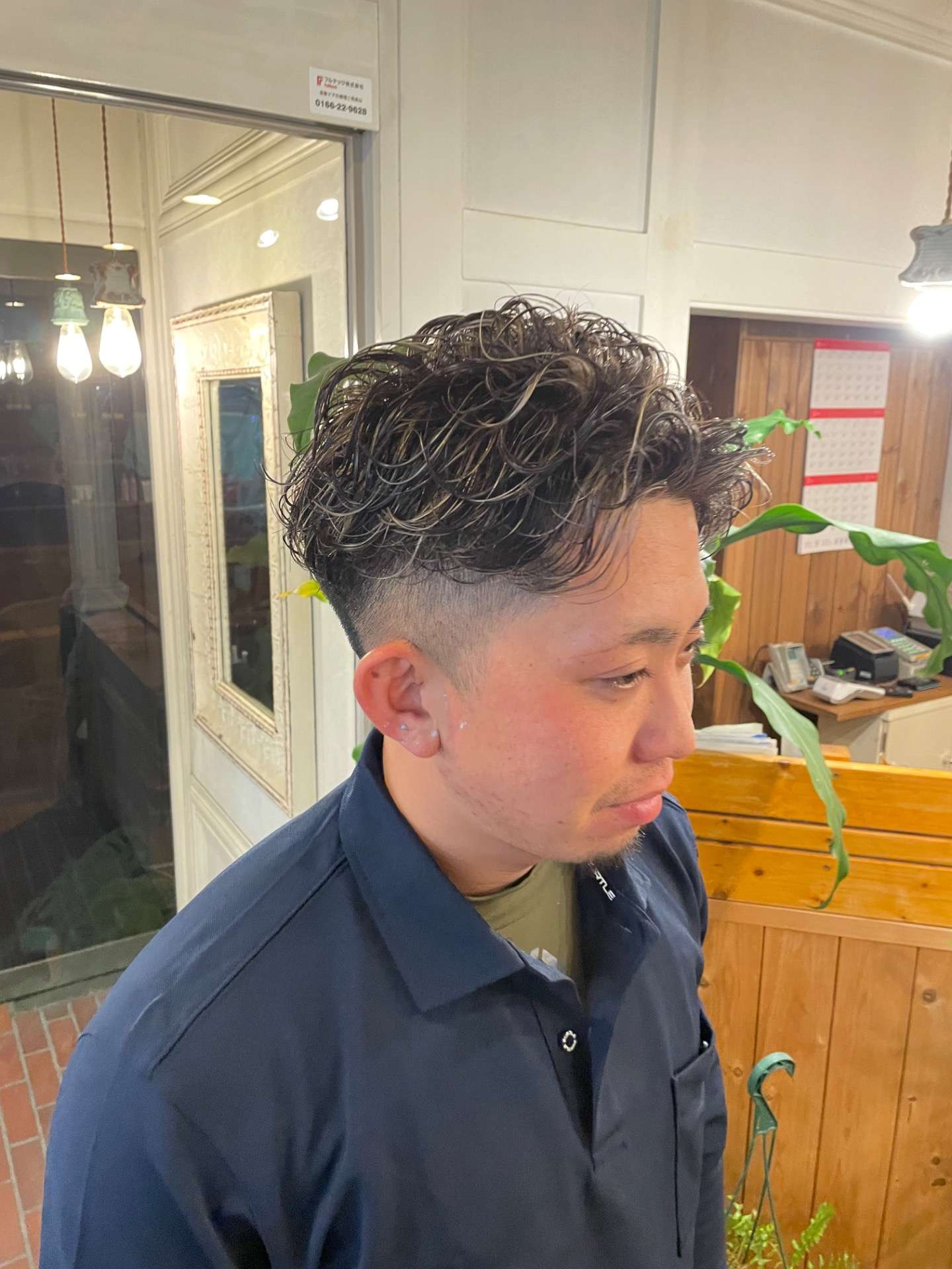 セットが楽になるパーマスタイル